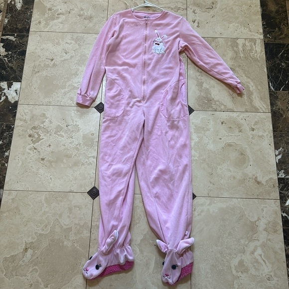 Nick & Nora Other - Pink bunny onesie